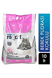 Bebek Pudrası Kokulu Kedi Kumu 10lt