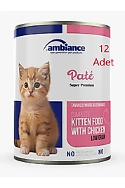 Ambiance Tavuklu Yavru Kedi Ezme Konserve 415 gr x 12'li